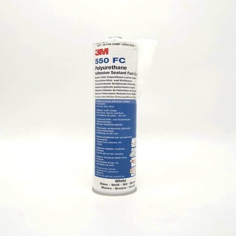 MASTIC COLLE POLYURETHANE 550 Couleur Blanc Volume 310 ml