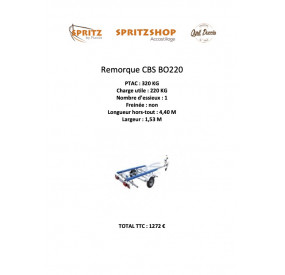 Remorque B0220